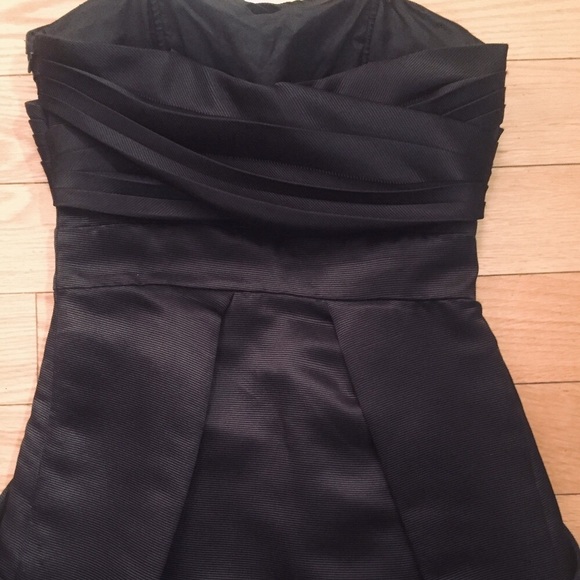 BCBGeneration Black Strapless Dress *with POCKETS* Size 0 - Picture 12 of 15